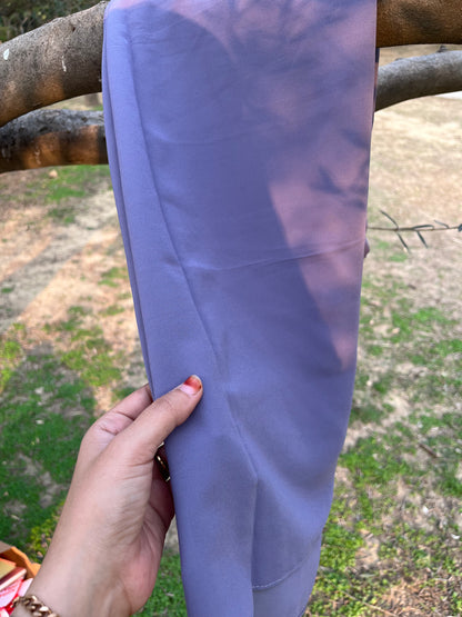 Wisteria Purple | Heavy Chiffon Hijab - Elegance Redefined | 180*75 Size