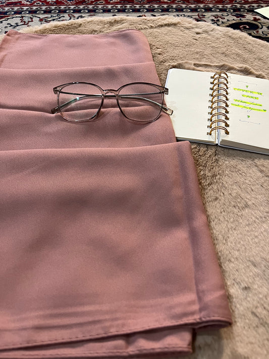 Puce Pink | Matte Chiffon Hijab - Elegance Redefined | 180*75 Size
