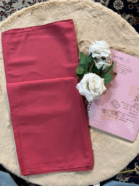 Raspberry Pink | Matte Chiffon Hijab - Elegance Redefined | 180*75 Size