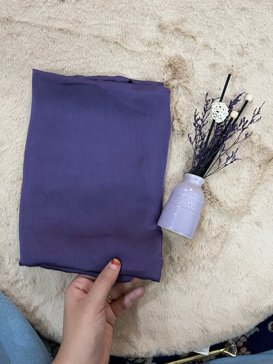 Royal Purple Shine | Muna Satin Hijab - Elegance Redefined | 180*75 Size