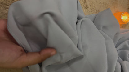 Cool Grey | Heavy Chiffon Hijab - Elegance Redefined | 180*75 Size