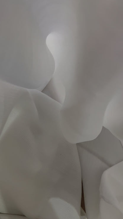 Cloud White Shine | Muna Satin Hijab - Elegance Redefined | 180*75 Size